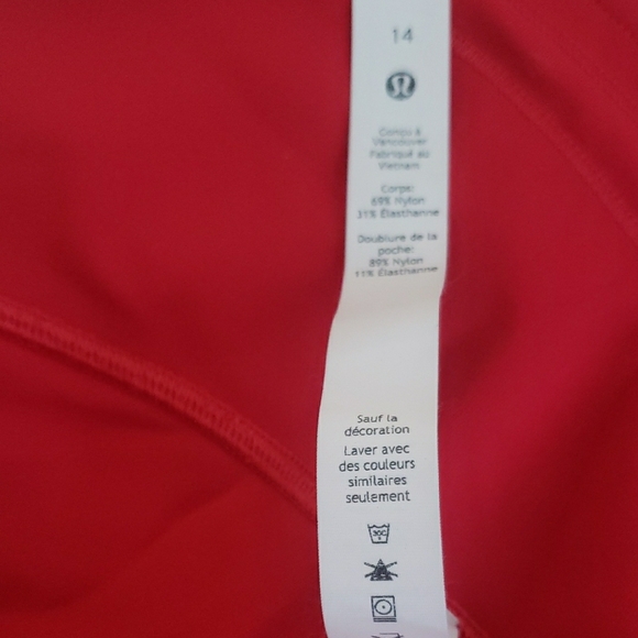 Lululemon Athletica Red Leggings - Picture 6 of 6